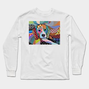 Multicolor Beagle Dog 161 Long Sleeve T-Shirt